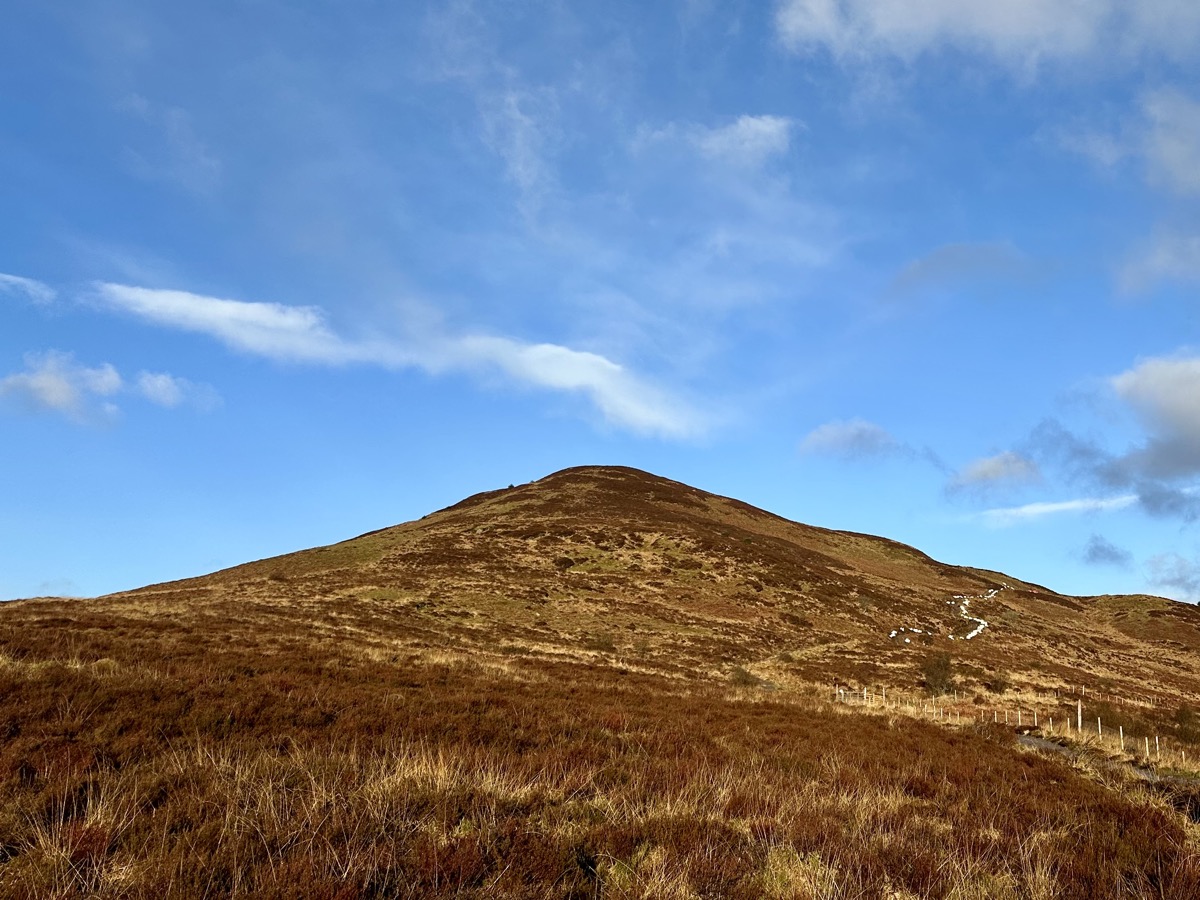 Conic Hill summit approach from the south on the West Highland Way